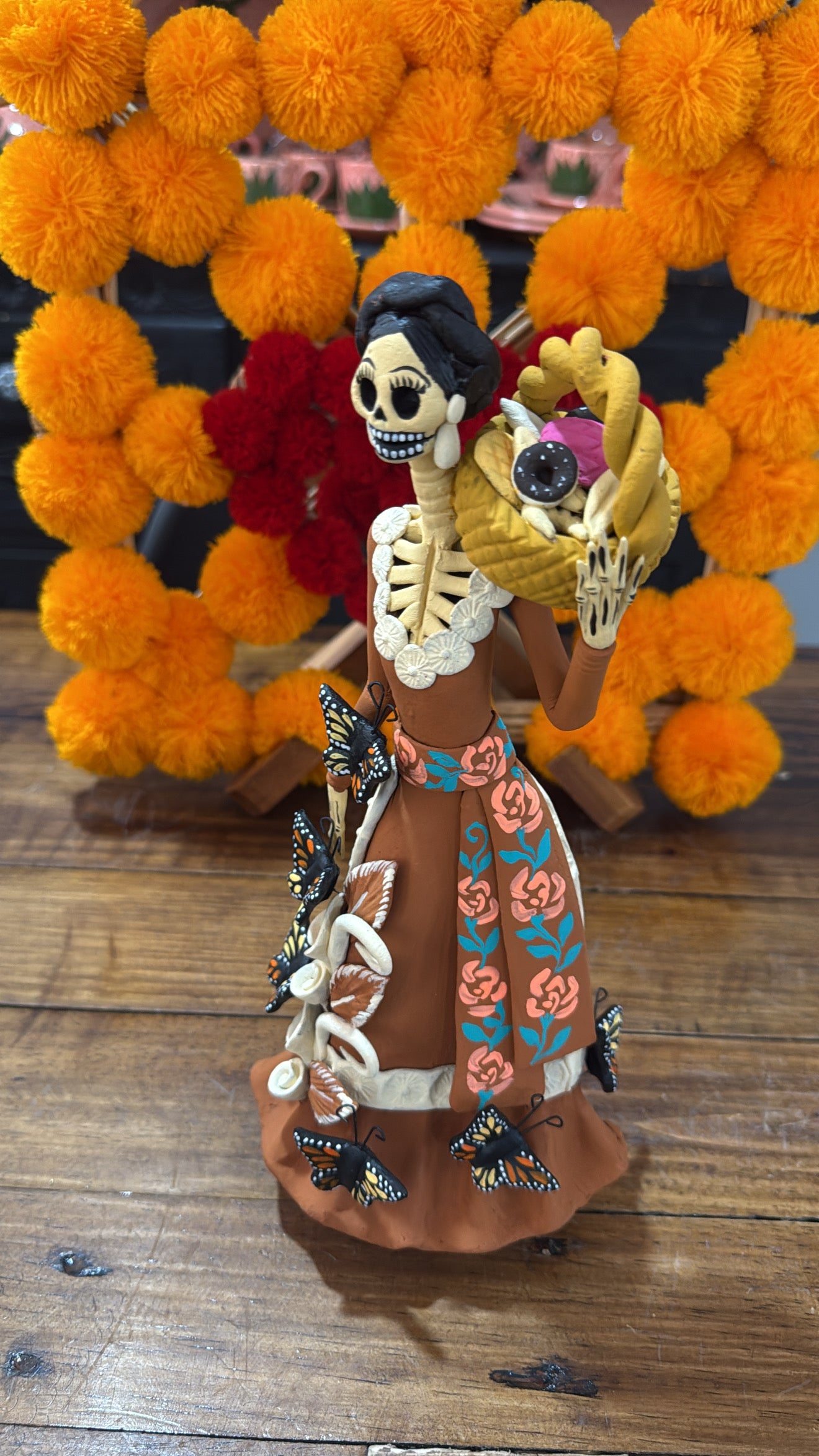 Catrina de pan noche de ánimas