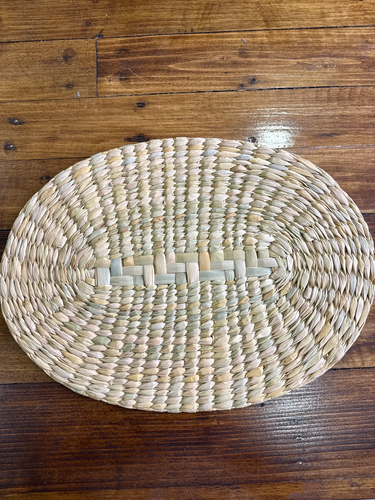 Mantel de chuspata ovalado de 34 cms de ancho