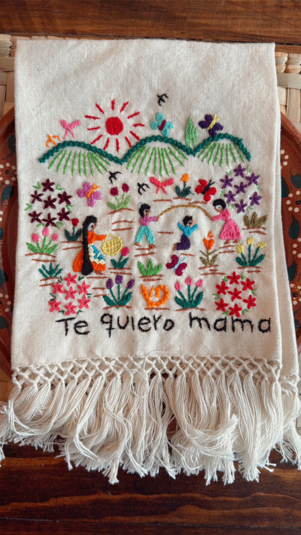 Servilleta Te quiero mamá modelo 2 Tzintzunzan