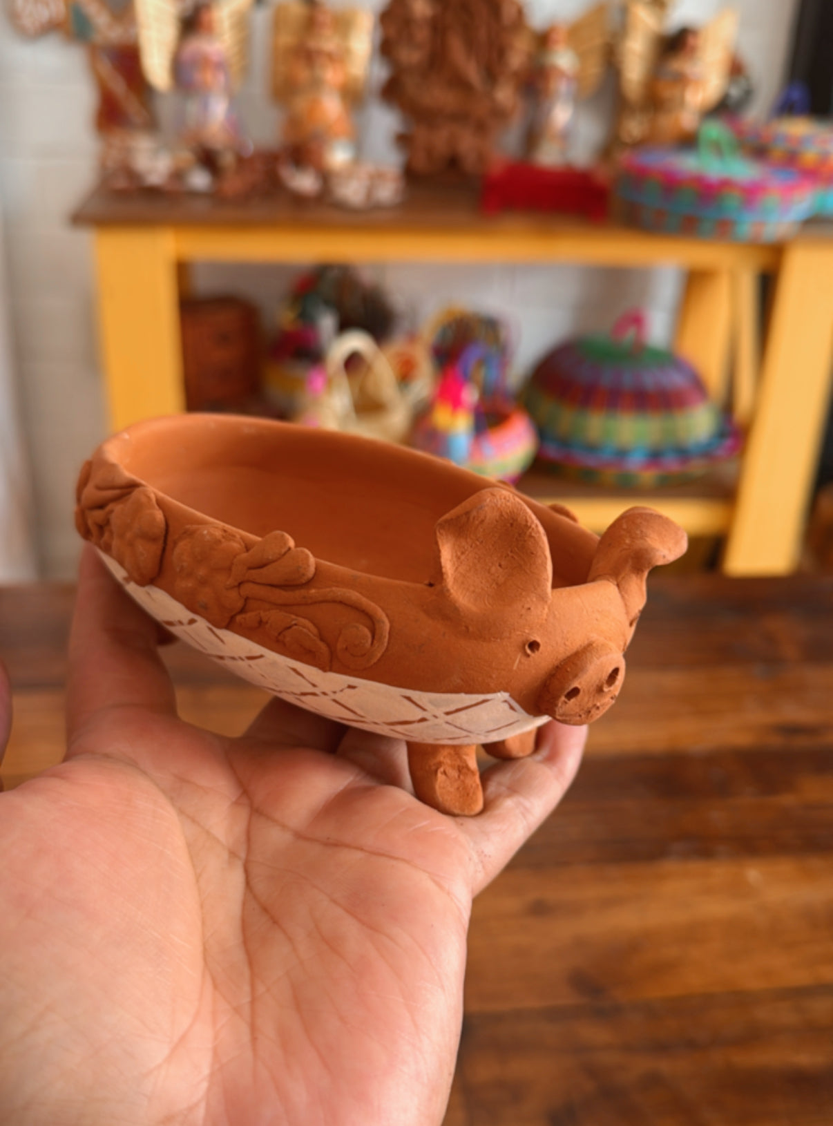 Salsera cerdito mediana Patambán