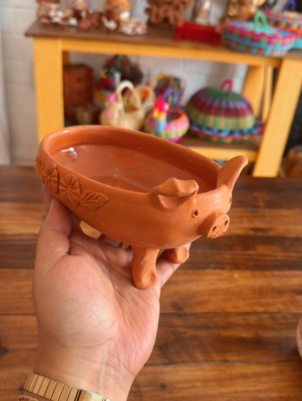 Salsera cerdito grande Patambán