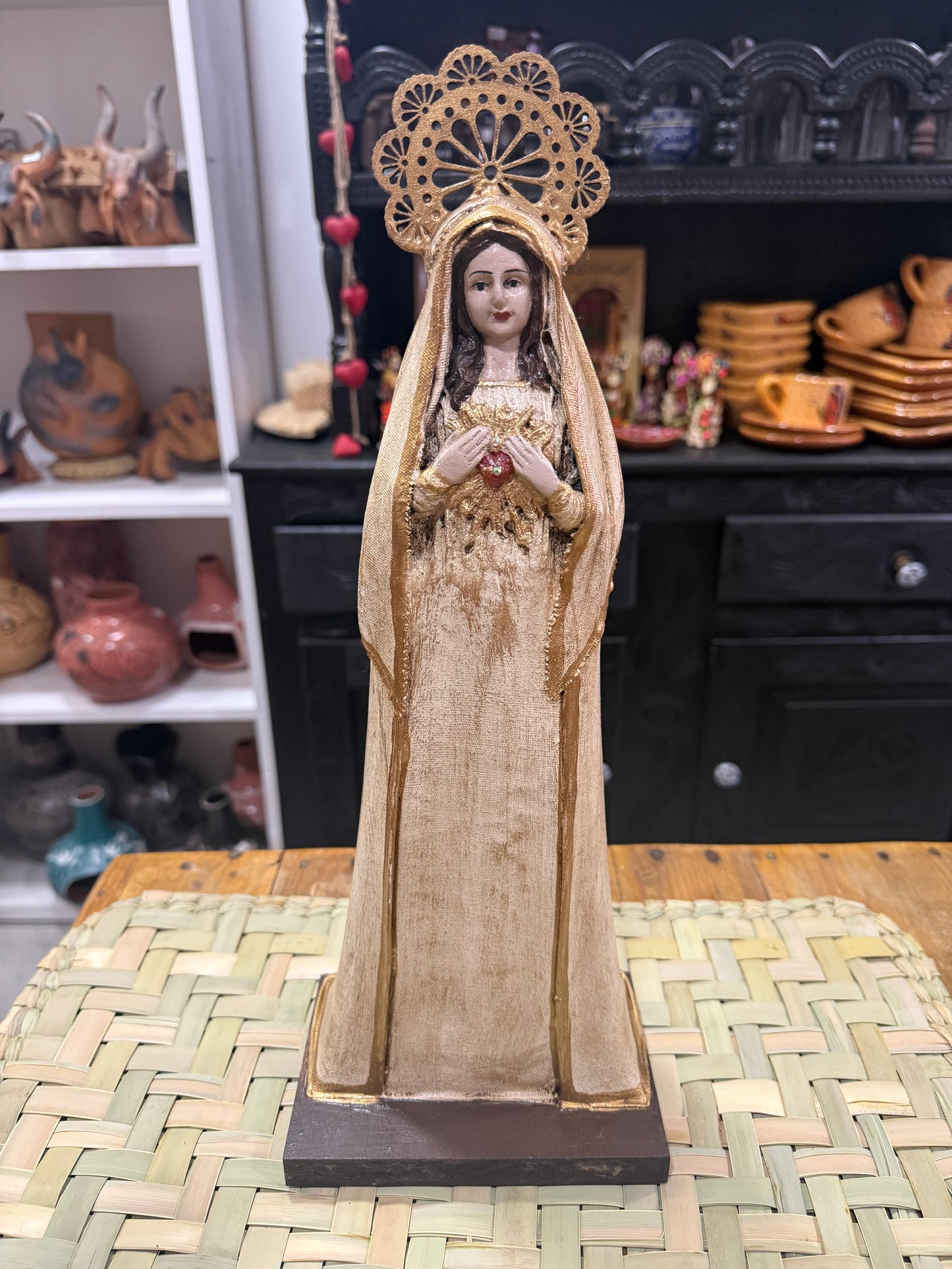 Virgen del sagrado corazón arte religioso