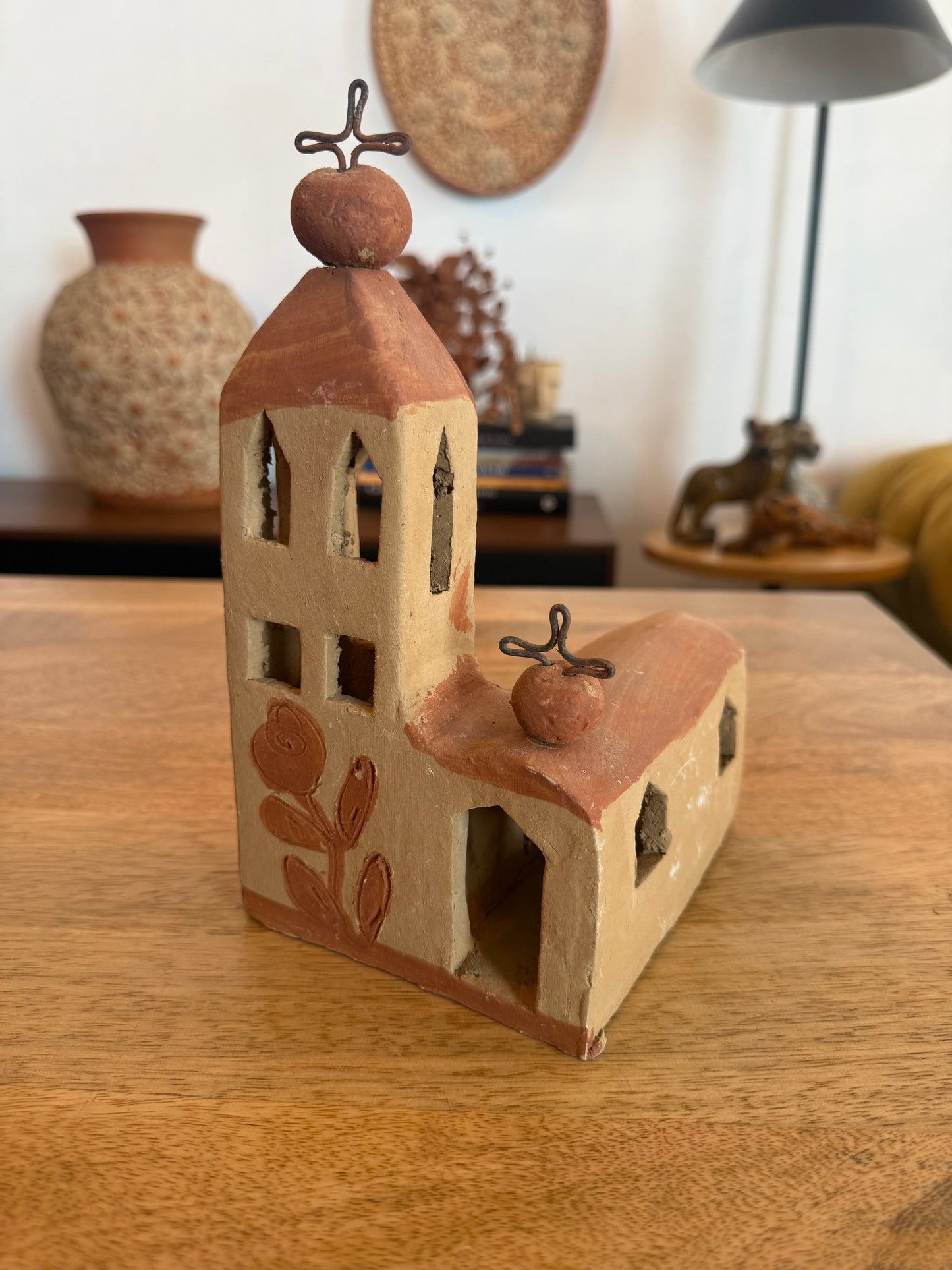 Iglesia de barro modelo 2 casita