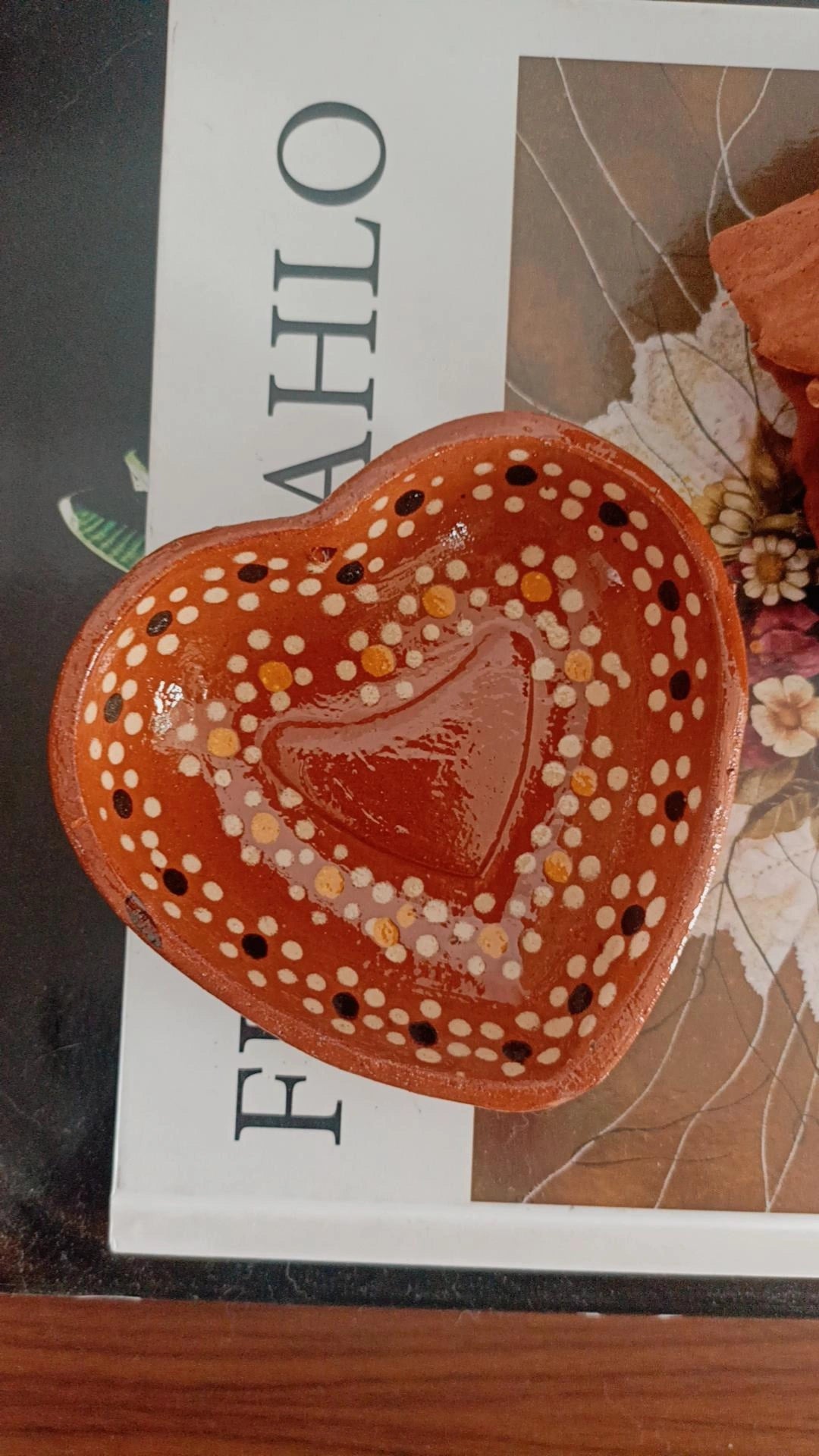 Platito de corazón de 10 cms