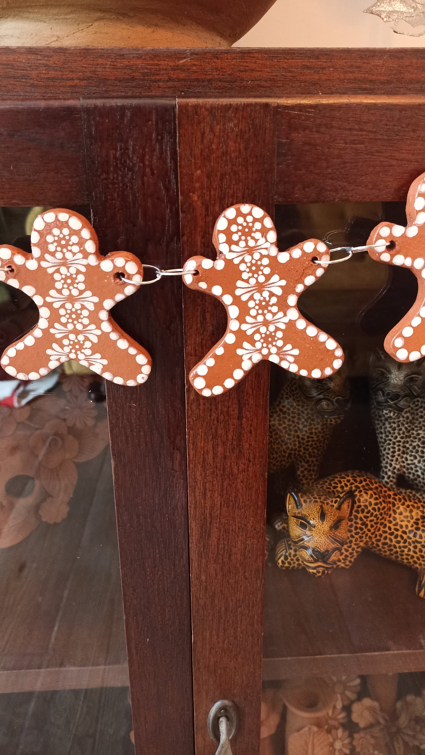 Guirnalda de muñeco de jengibre Capula Navideño