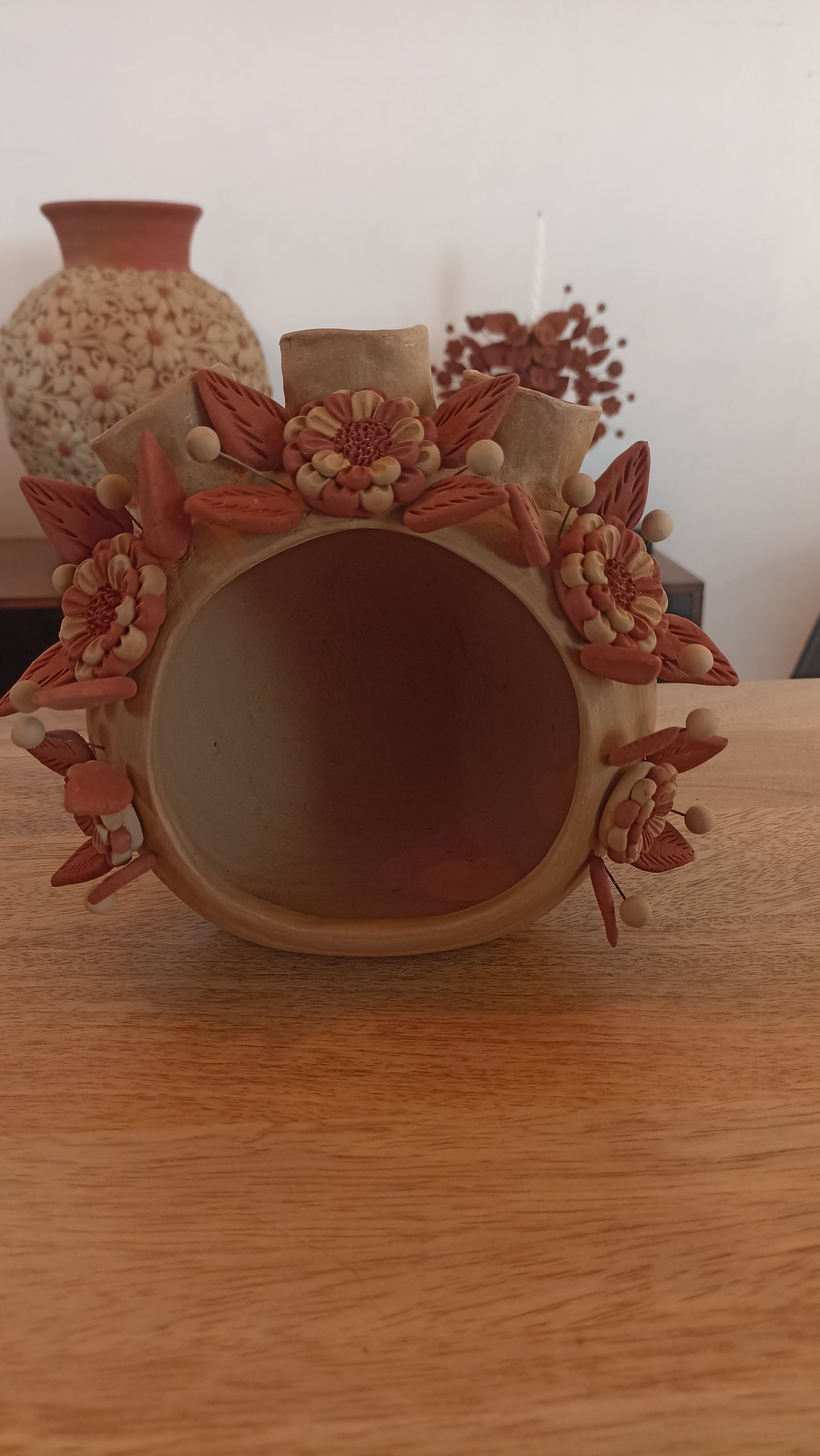 Chimenea de tres bocas