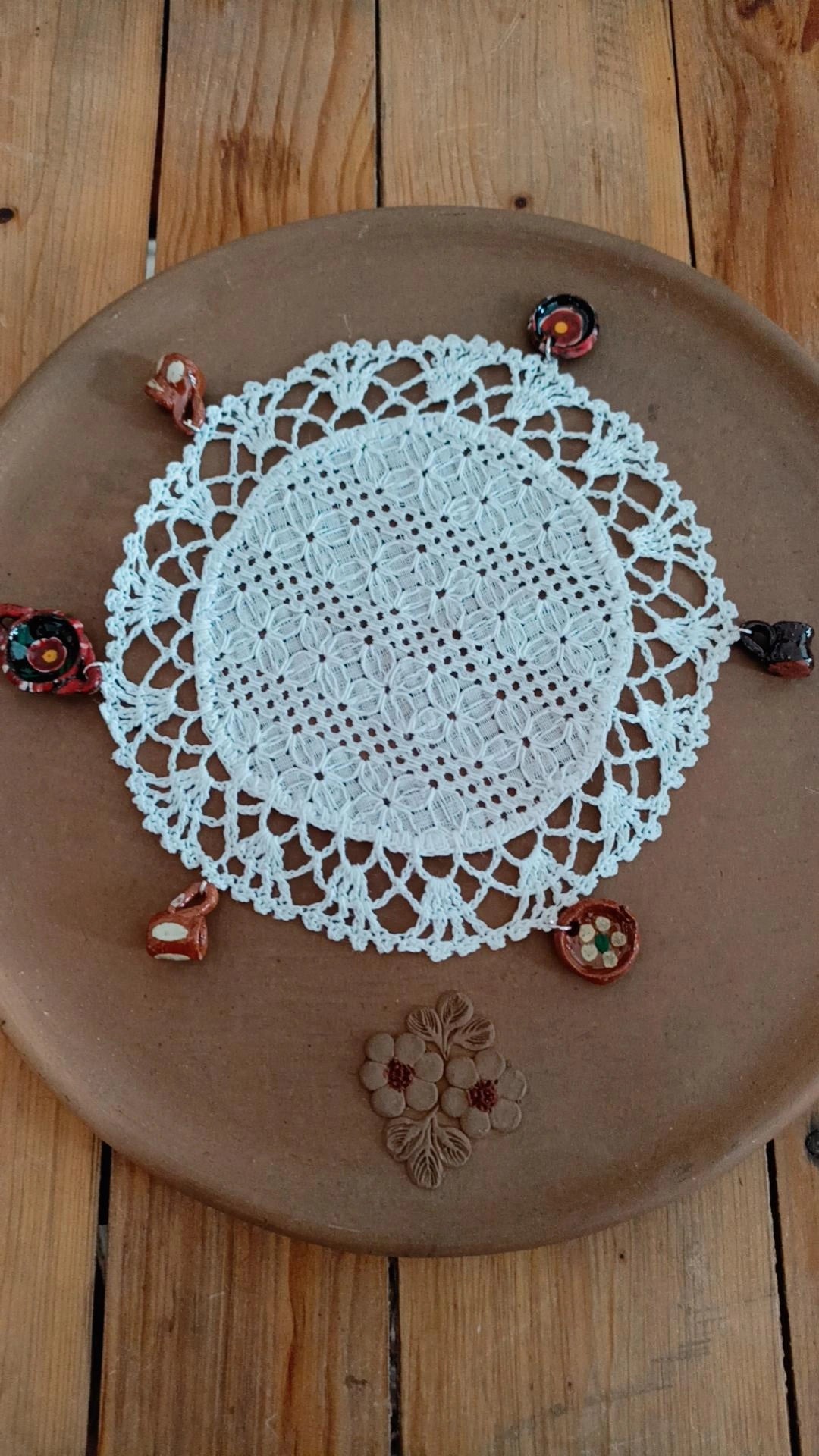 Cubrevasos deshilado