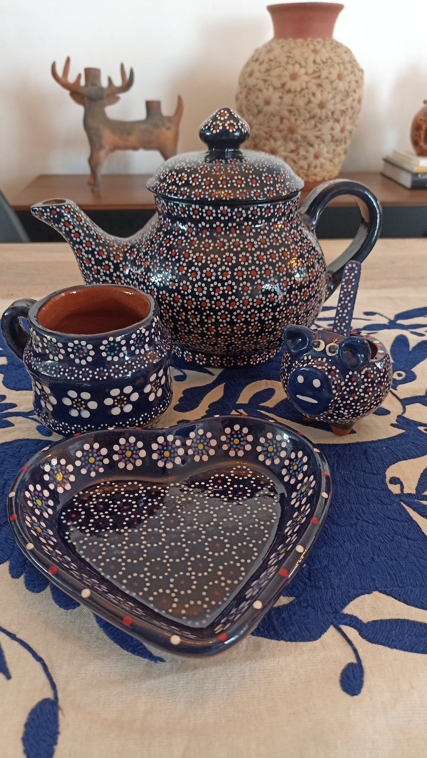 Juego de cafecito bonito azul Capula colors