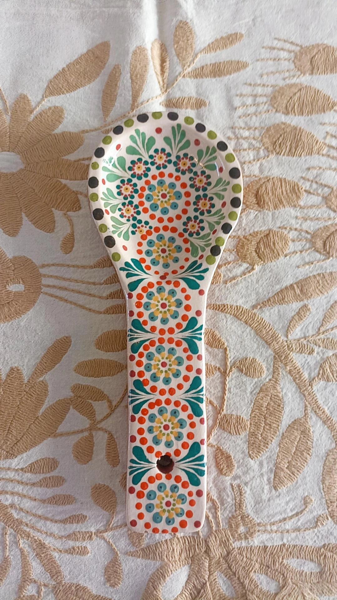 Portacuchara blanca Capula Colors modelo 2