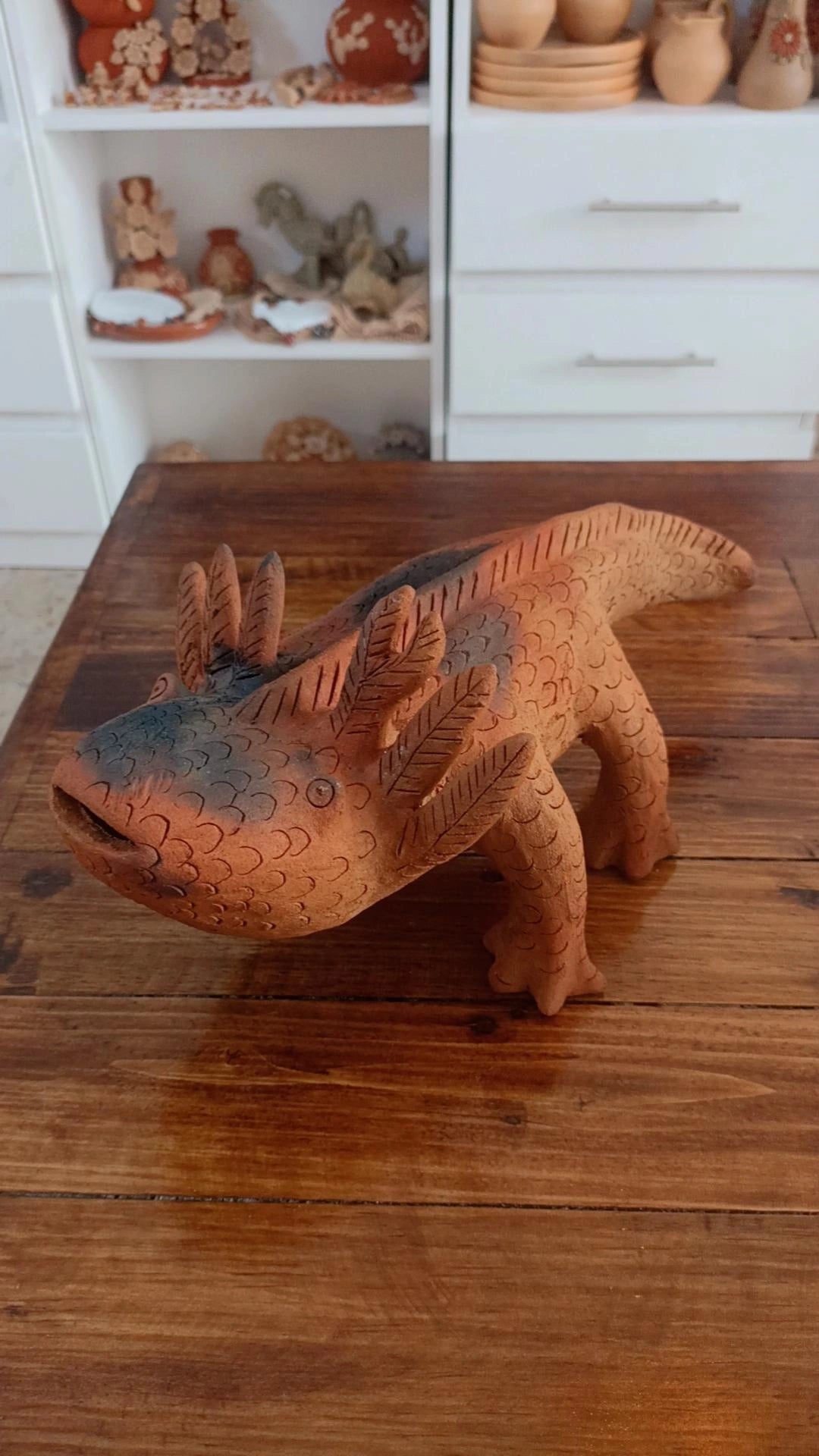 Escultura ajolote extra grande Zipiajo