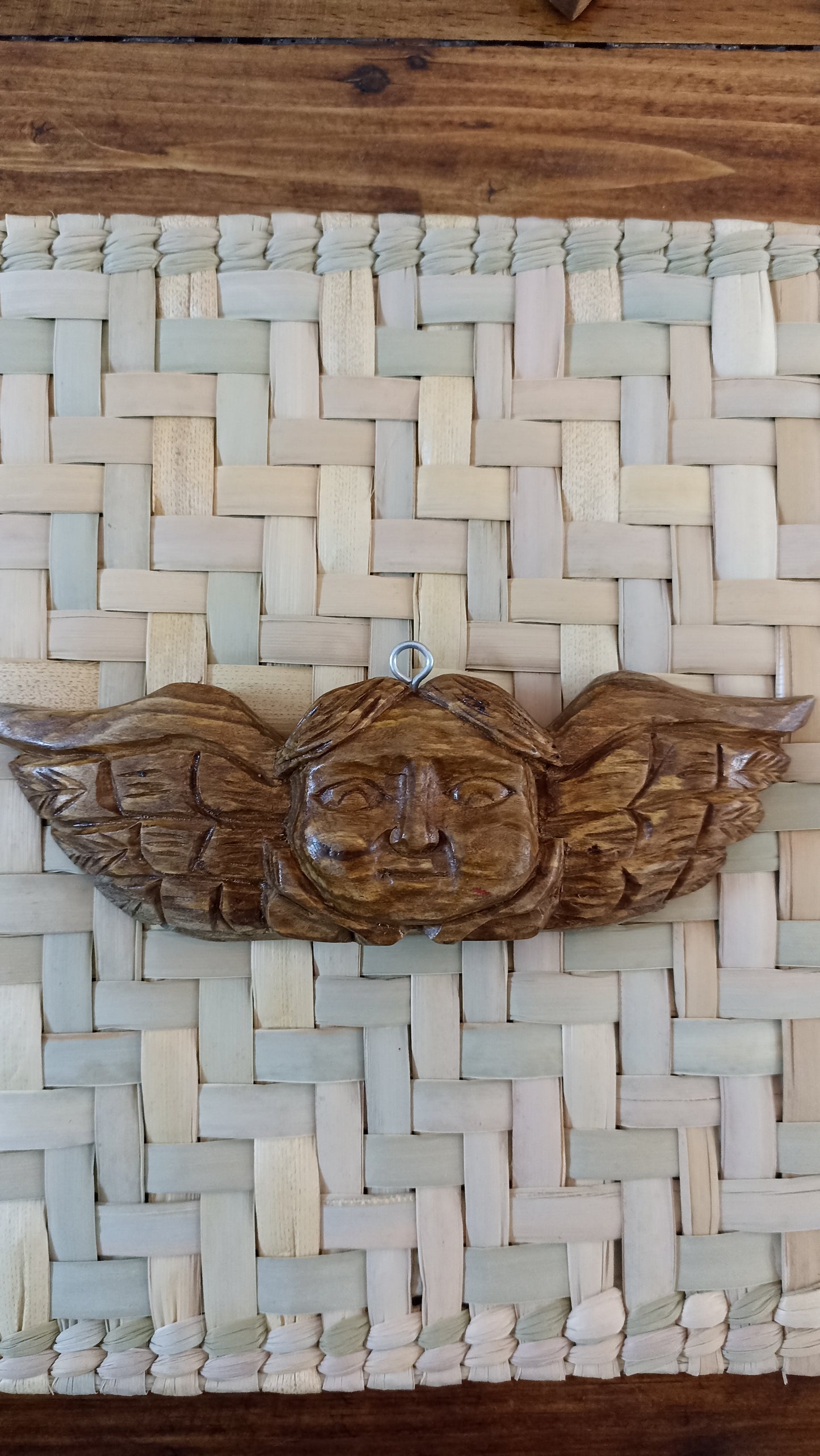 Angelito de madera modelo 2