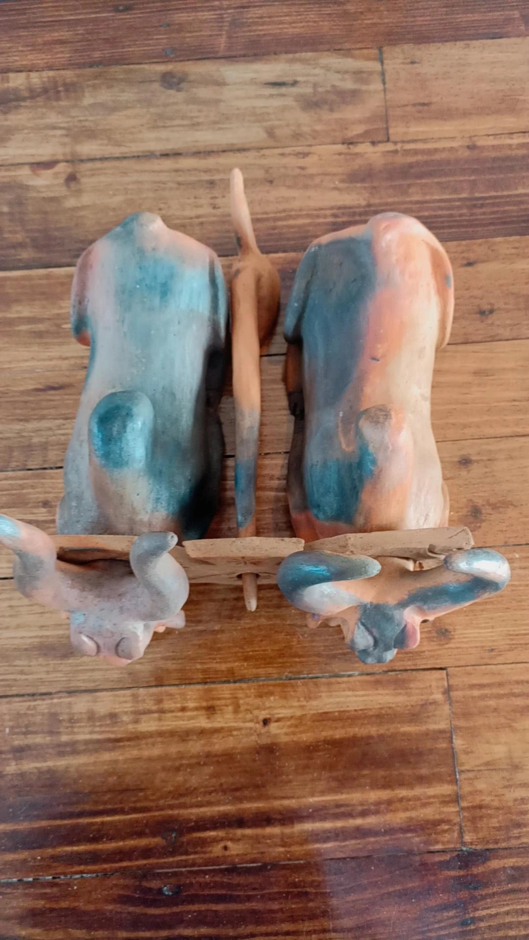 Yunta de toros sentada Zipiajo