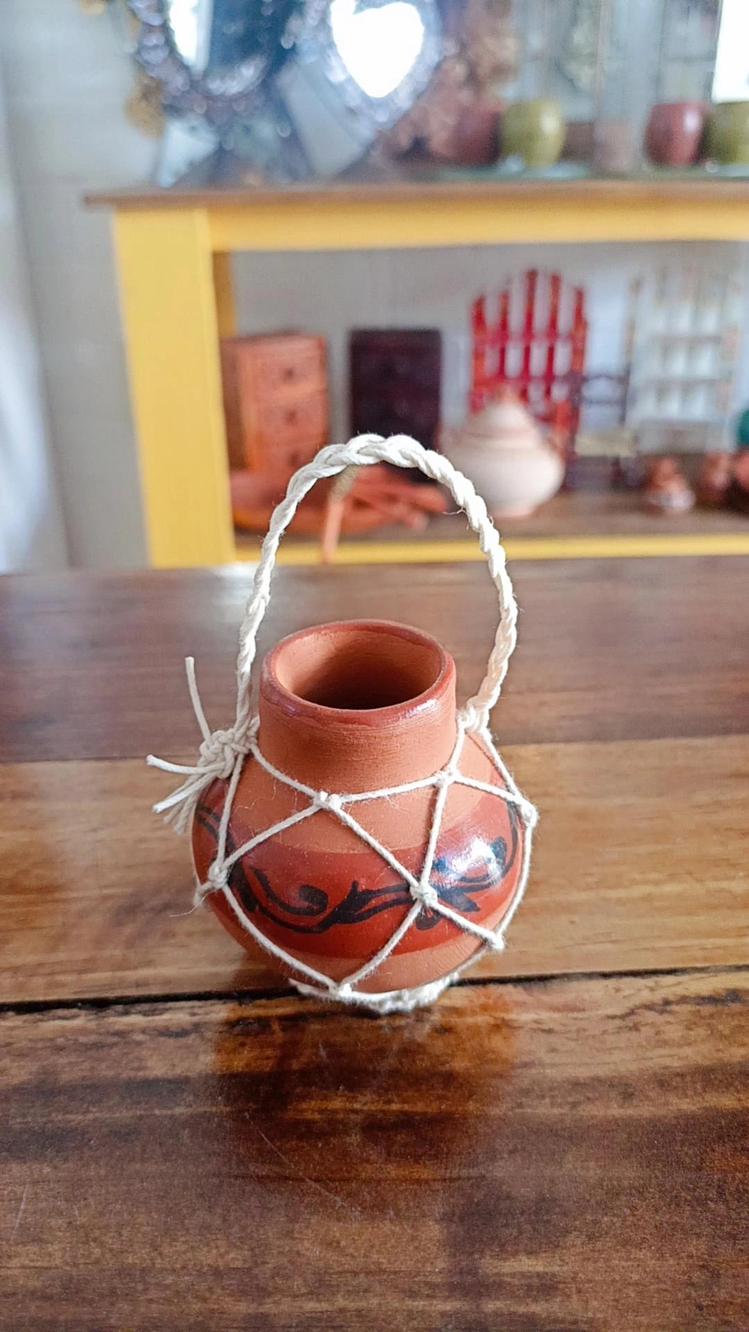 Mini Jarrón café de 7 cms Patambán modelo 1