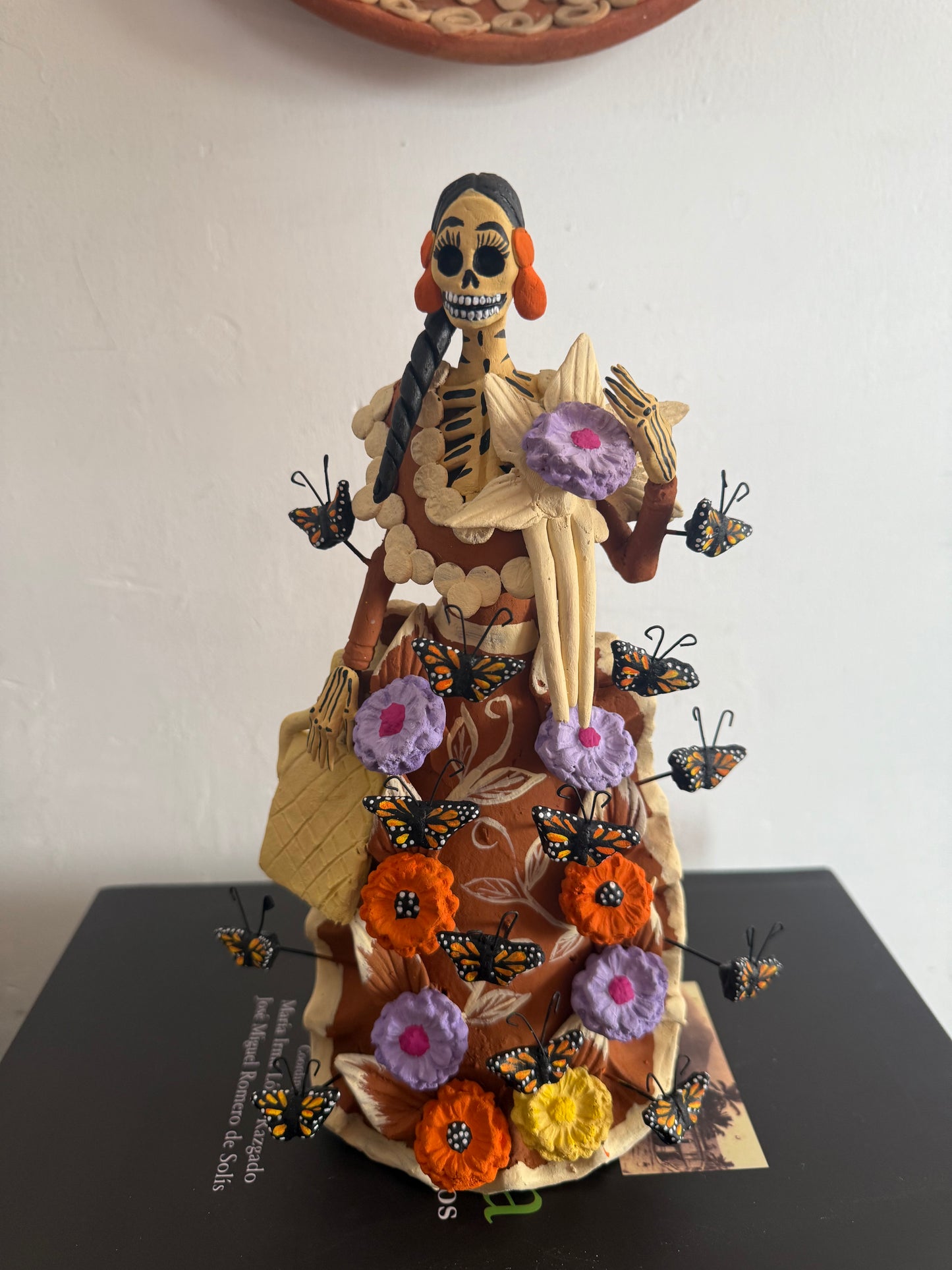 Catrina soplador noche de ánimas