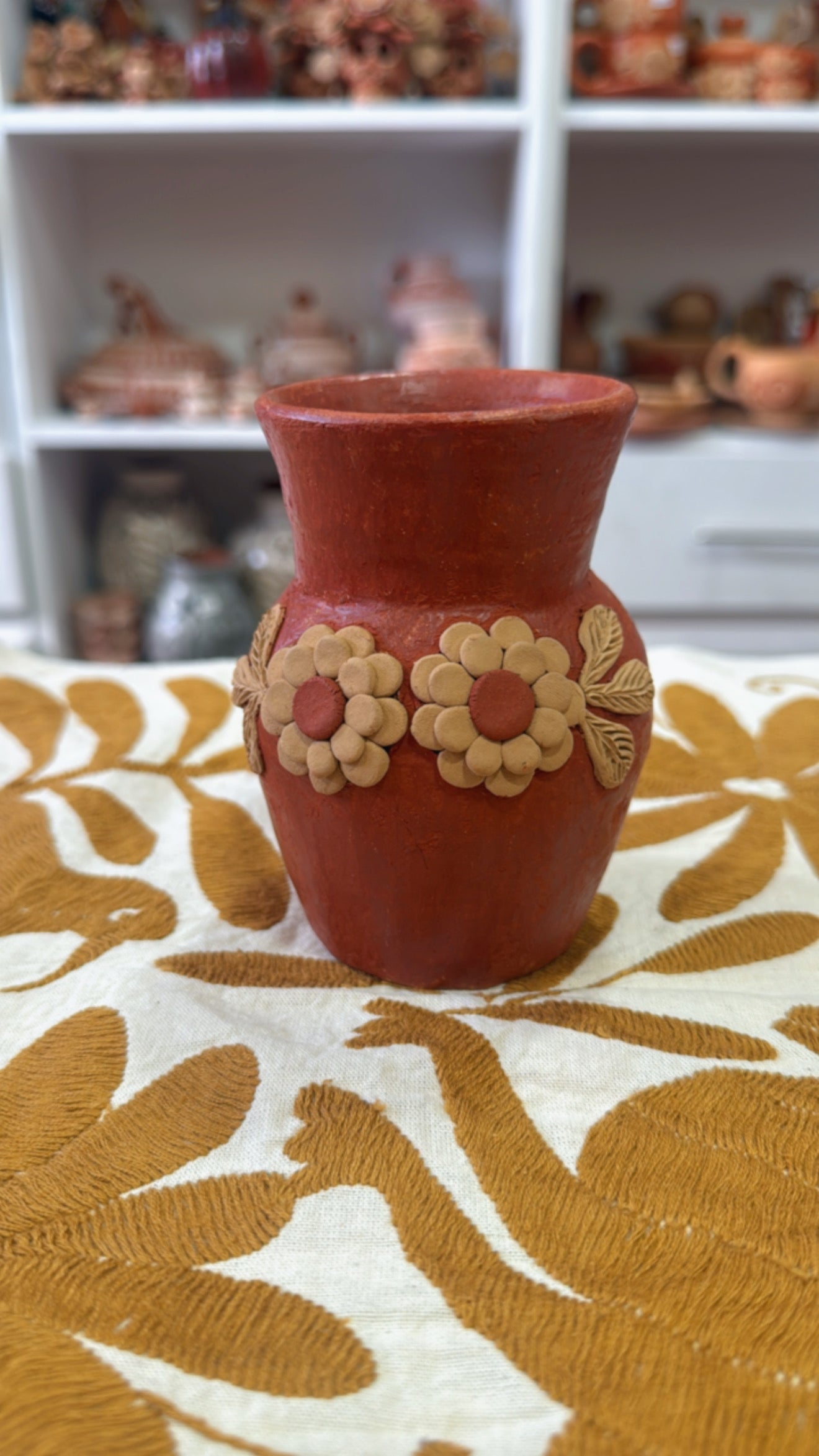 Jarroncito bordado modelo 3 Atzompa