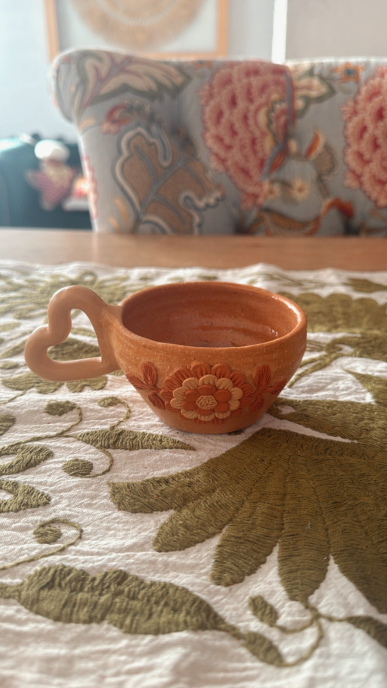 Taza natural expresso Atzompa