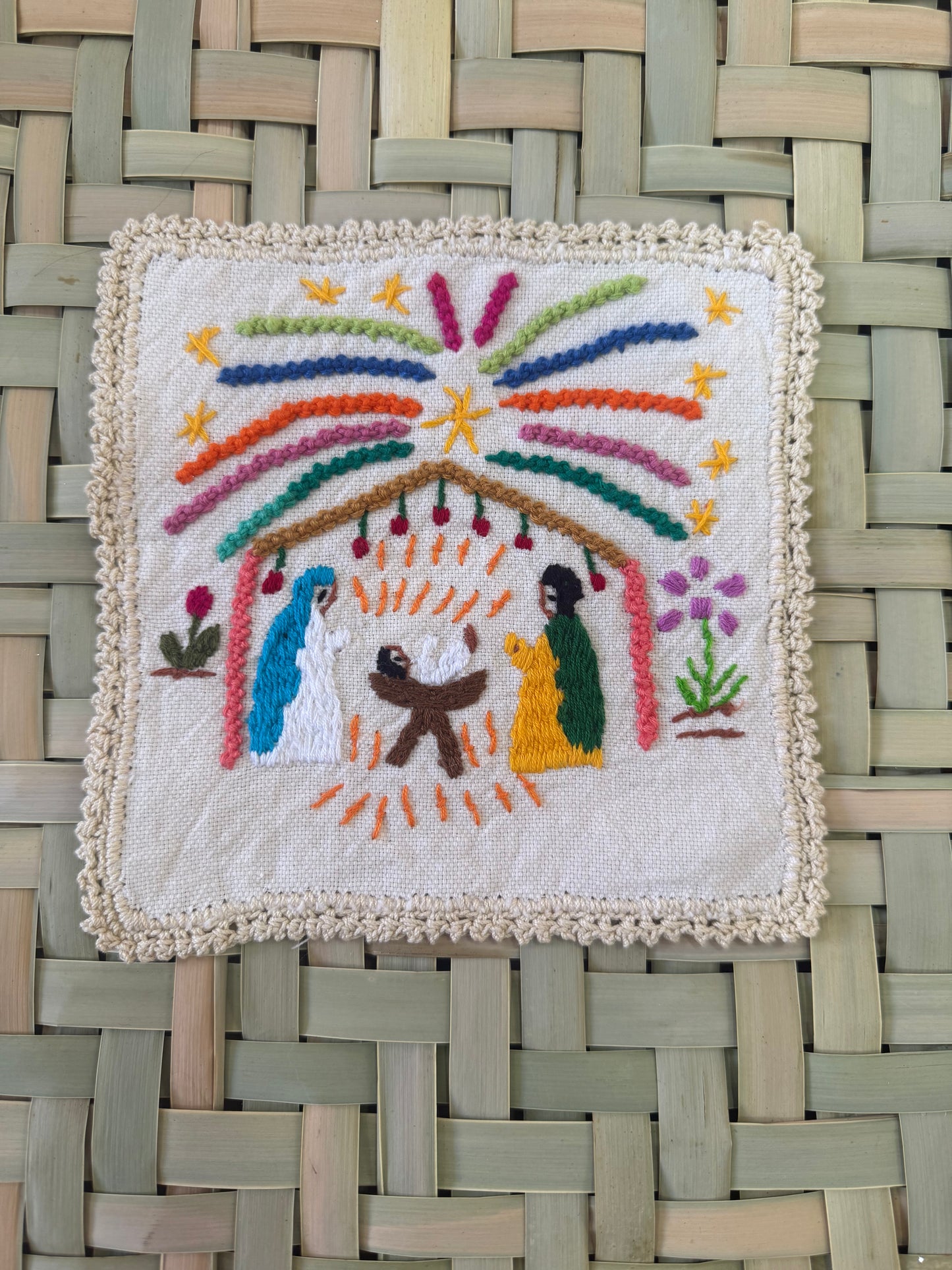 Portavaso cuadrado nacimiento 1 Tzintzuntzan