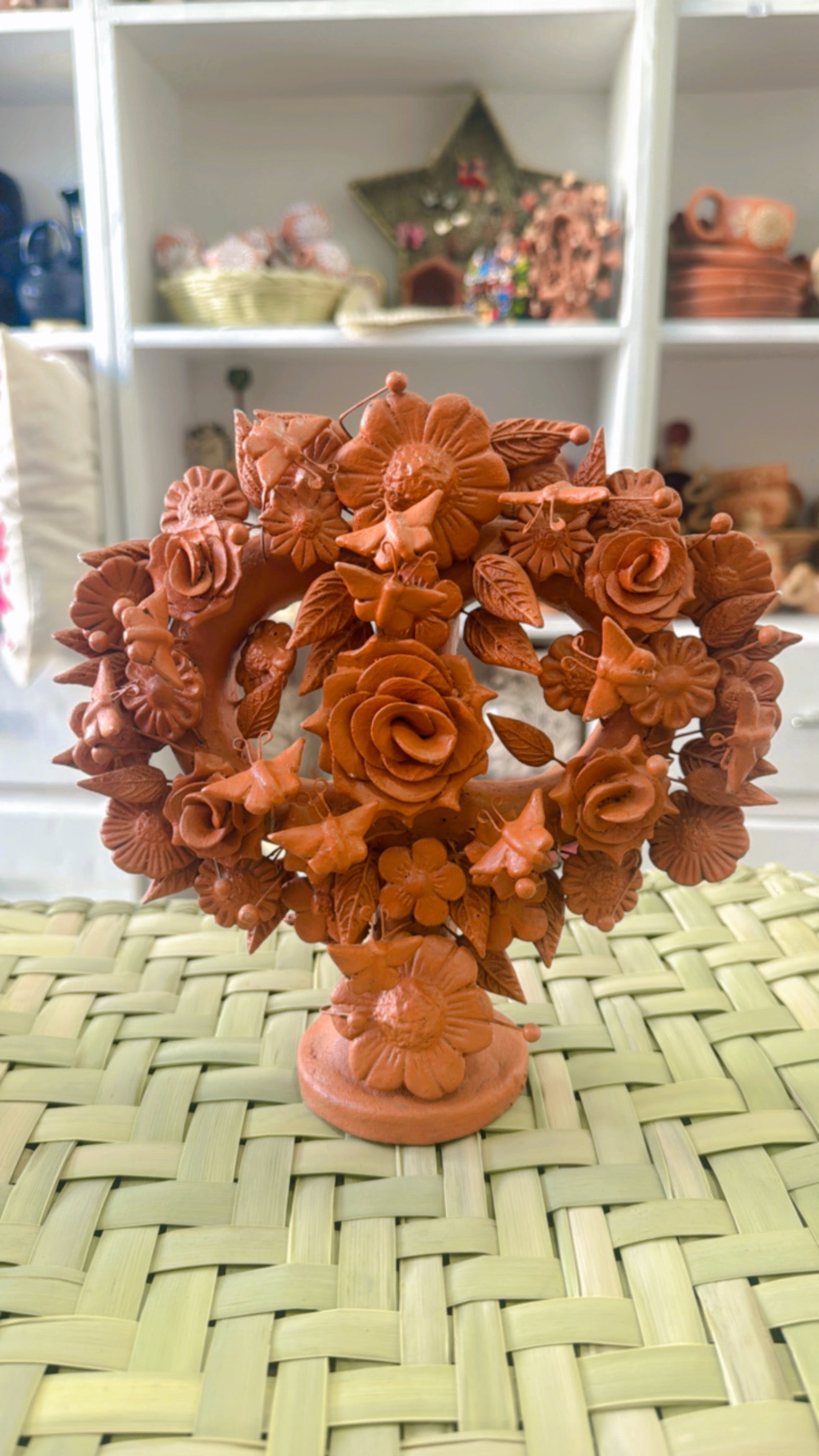 Árbol de rosas natural Metepec