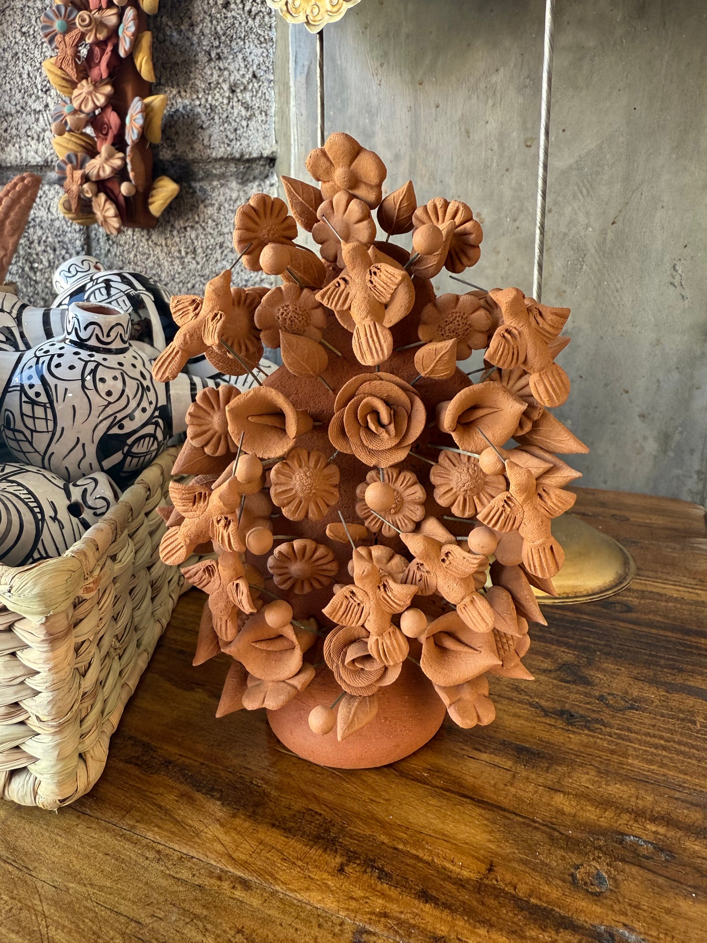 Árbol de la vida colibríes Metepec