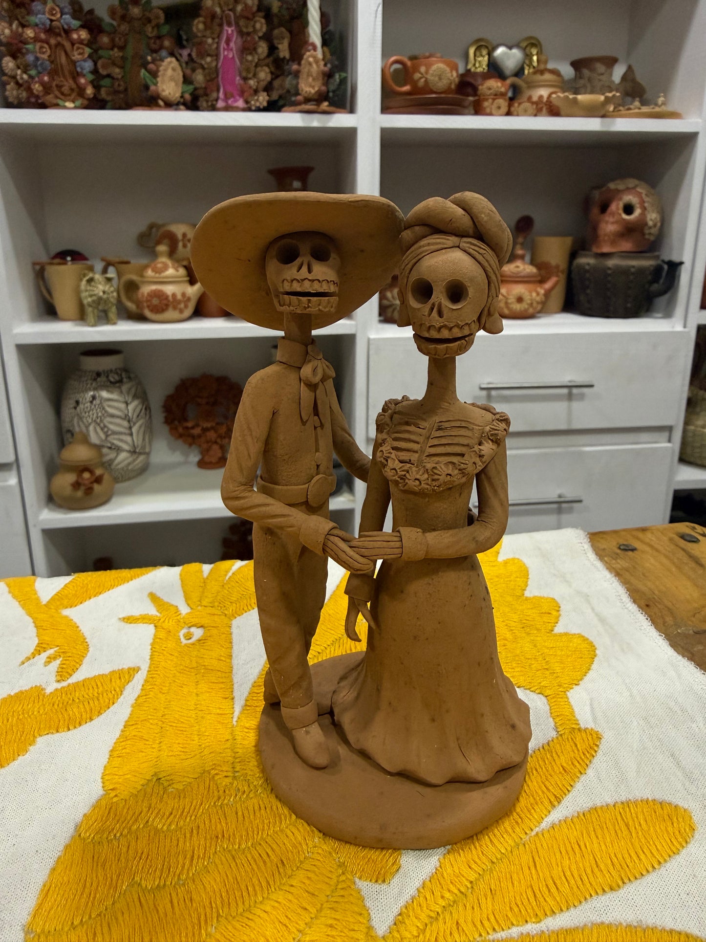 Pareja de catrines colección noche de ánimas amor eterno