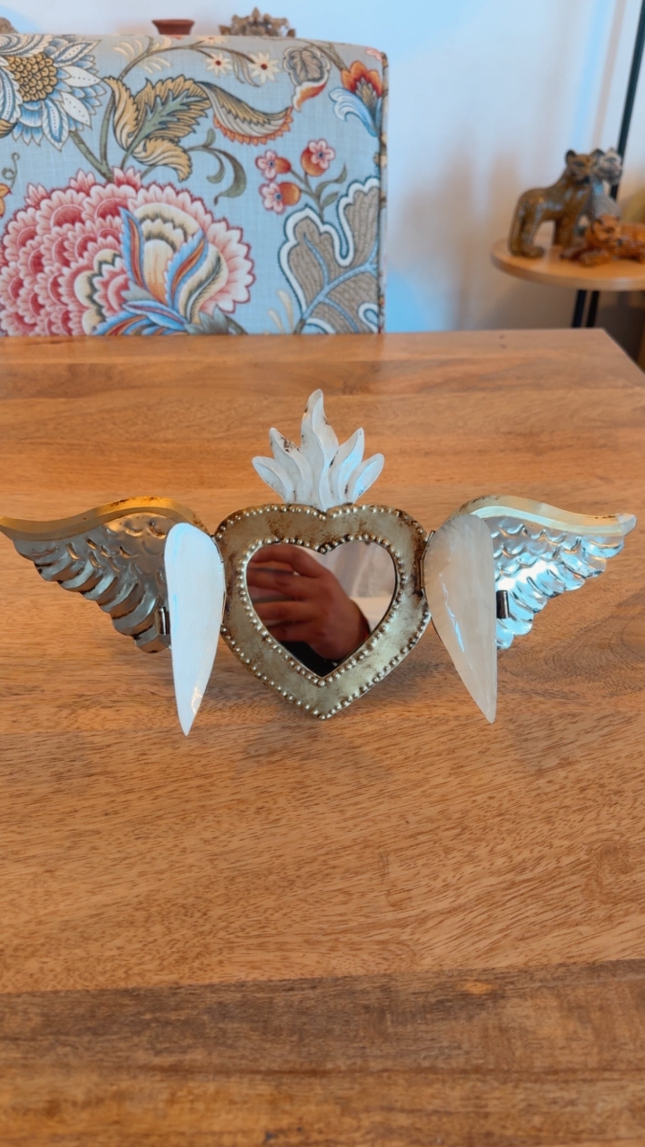 Corazón de latón modelo 4 espejo