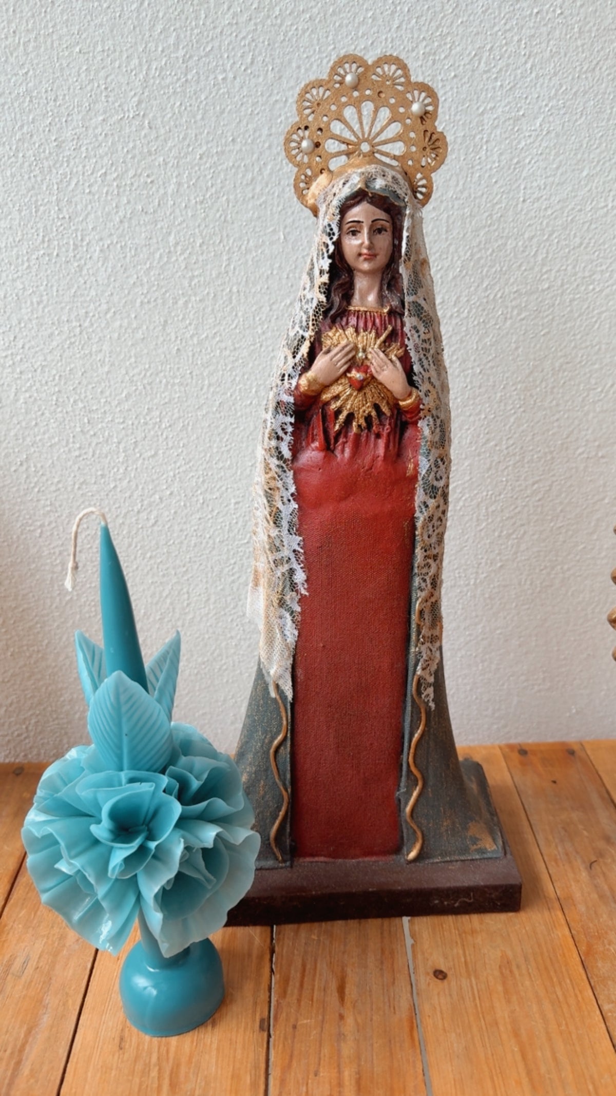 Virgen del sagrado corazón arte religioso