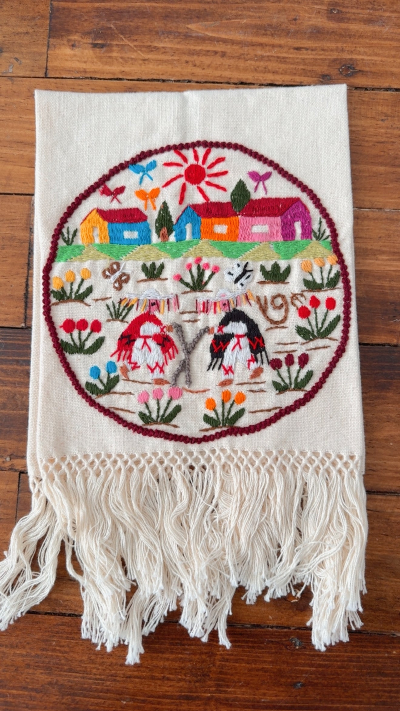 Servilleta baile de los viejitos Tzintzuntzan