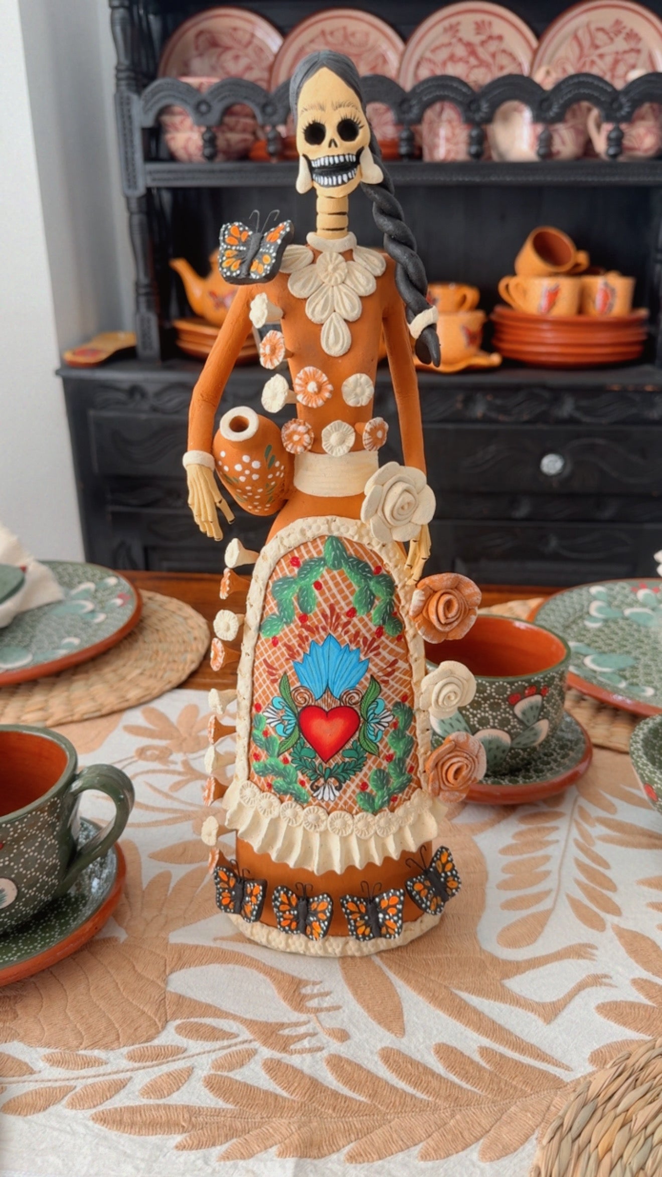 Catrina nopales noche de ánimas