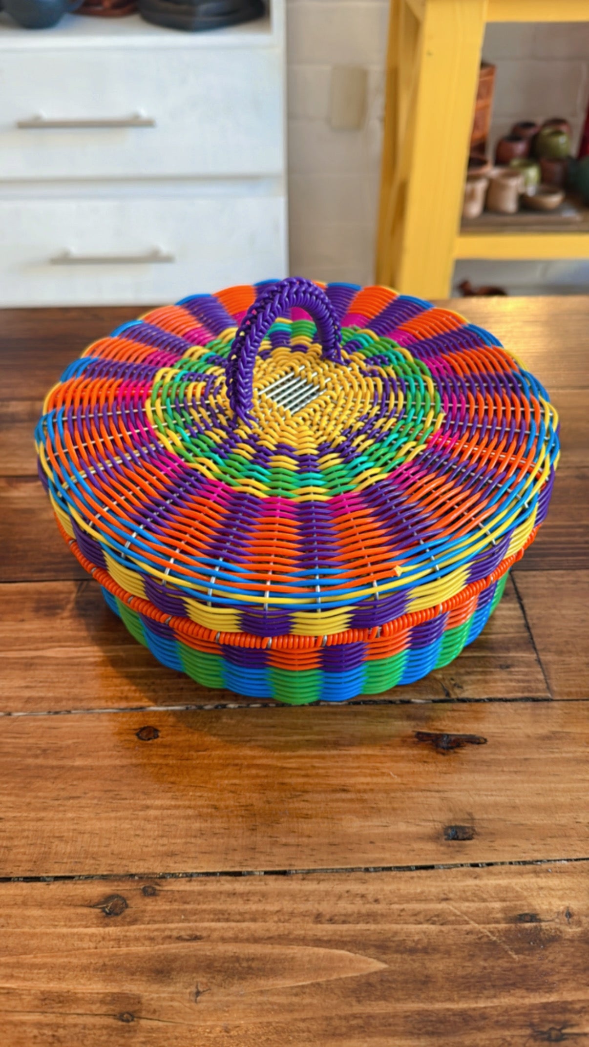 Tortillero 1 kilo multicolor naranja PNG