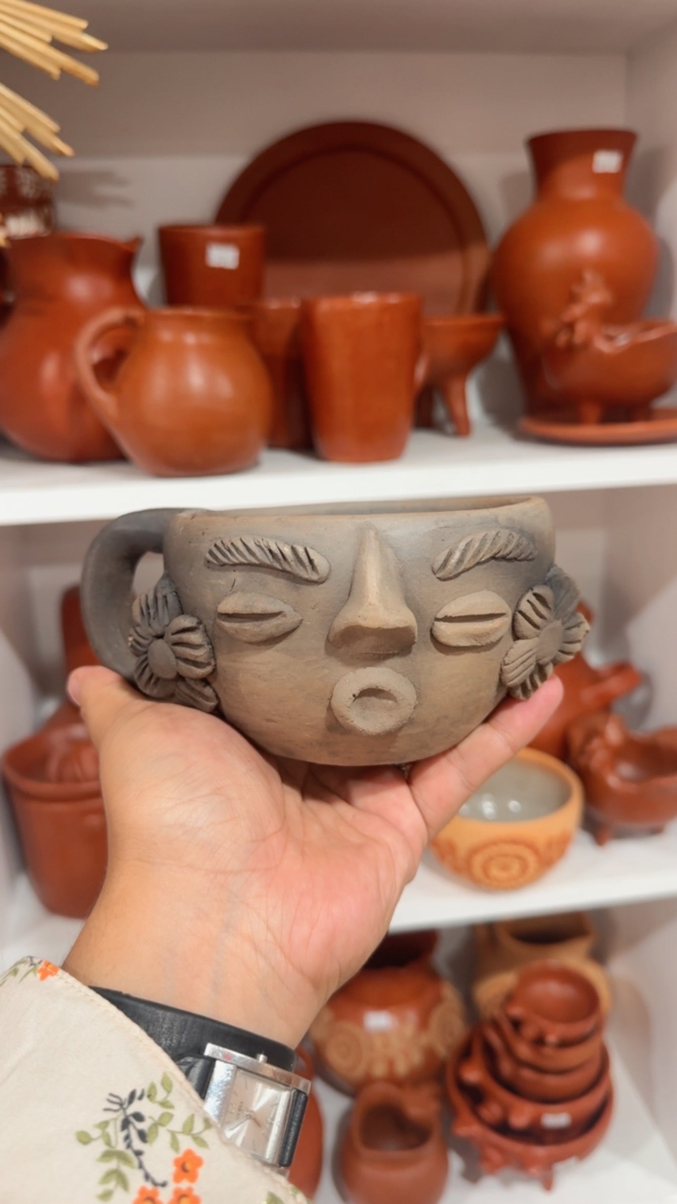 Taza Josefina ahumada atzompa