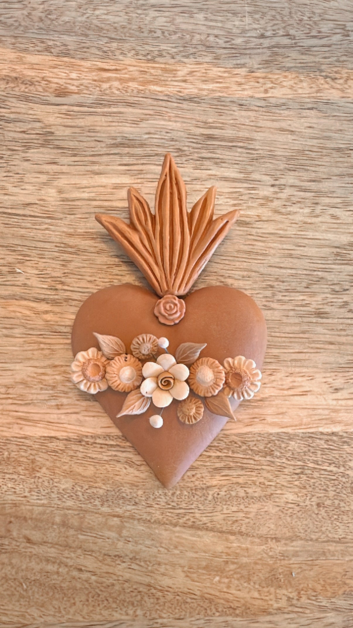 Corazón 16 Cms Metepec modelo 2