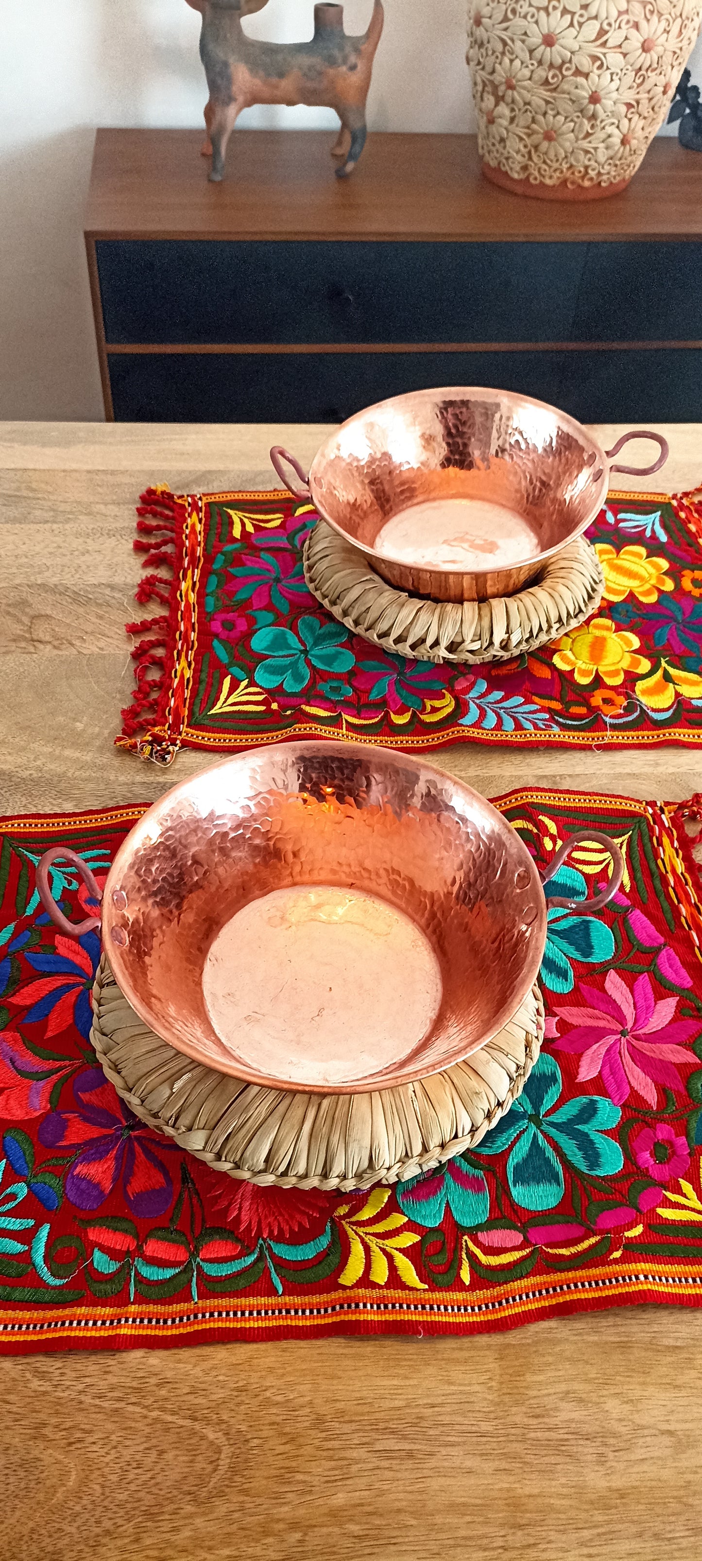 Cazo de cobre tamaño pozolero México