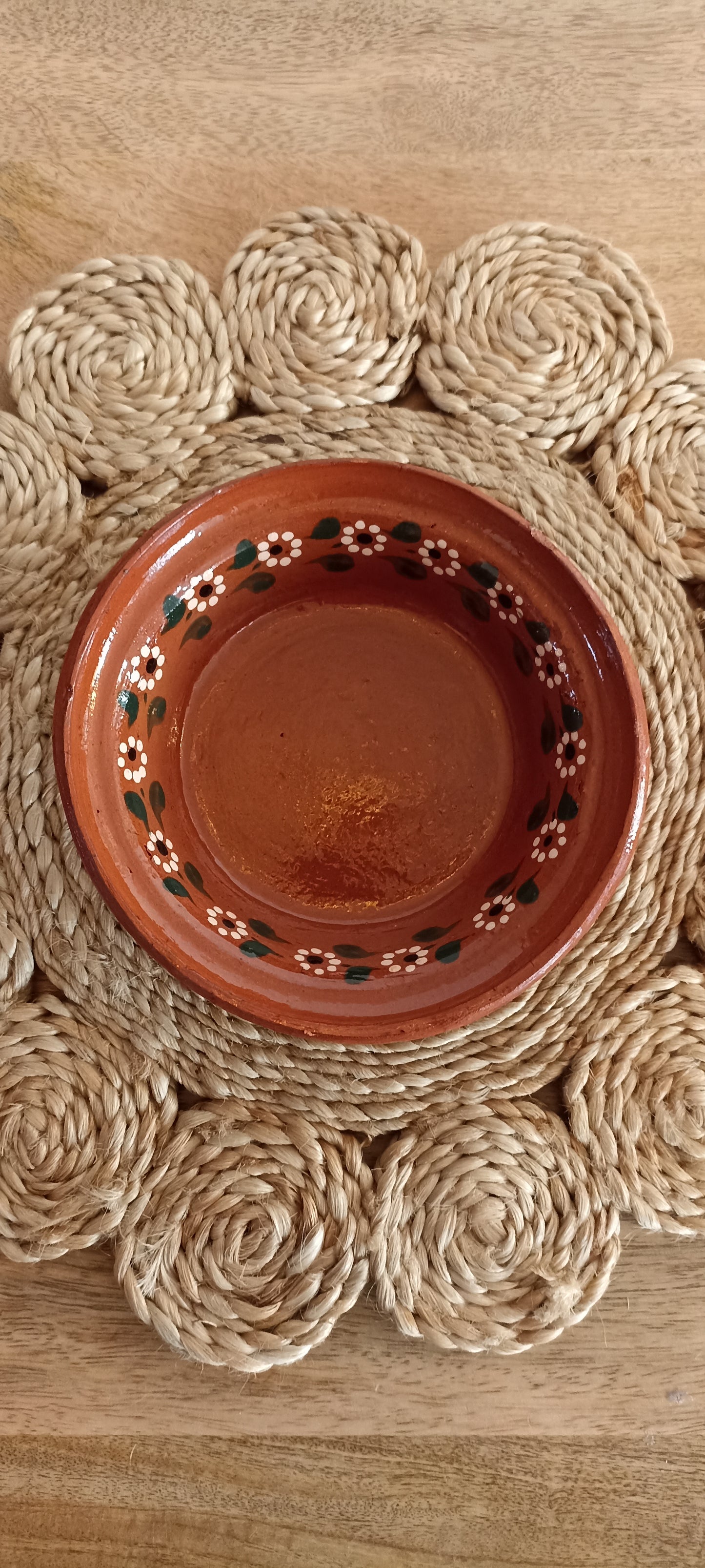 Juego de 2 platos sopero grande tierra