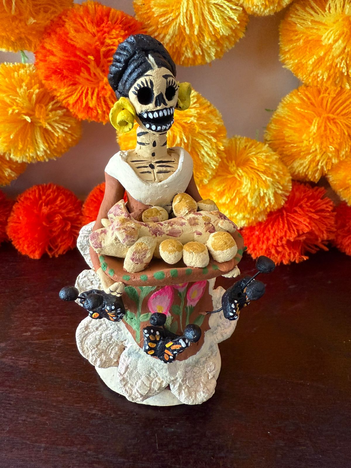 Mini Catrina cerdito horneado noche