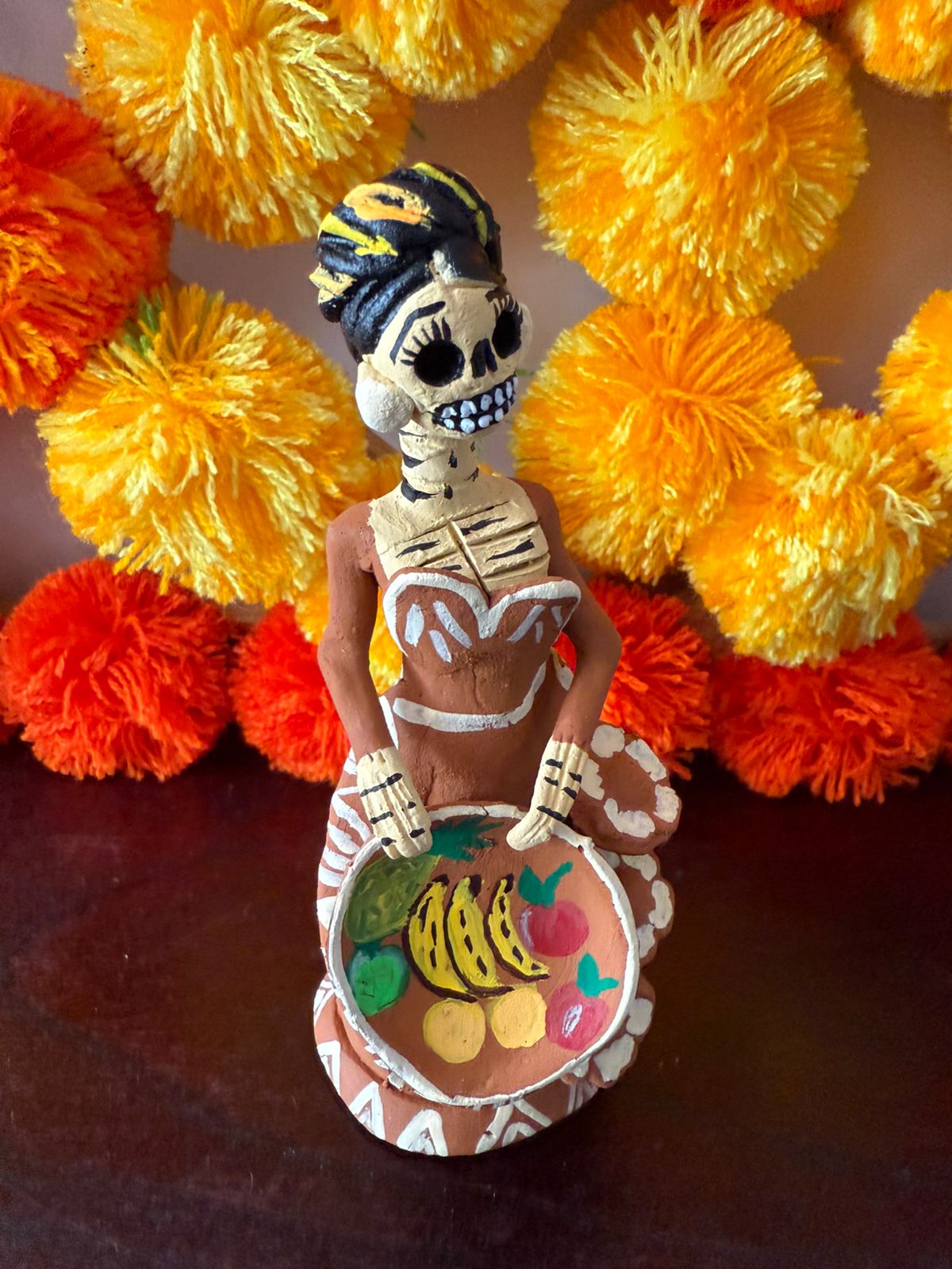 Mini Catrina plato frutas noche