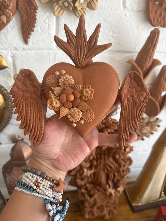 Corazón con alas modelo 5 Metepec