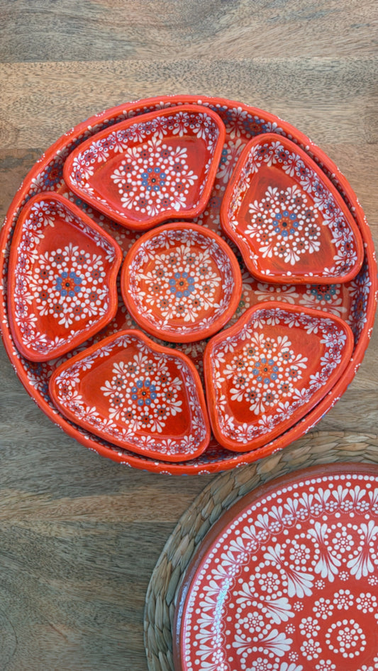 Botanero naranja Capula Navidad