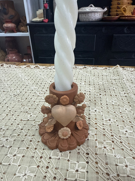 Portavelita Metepec corazón