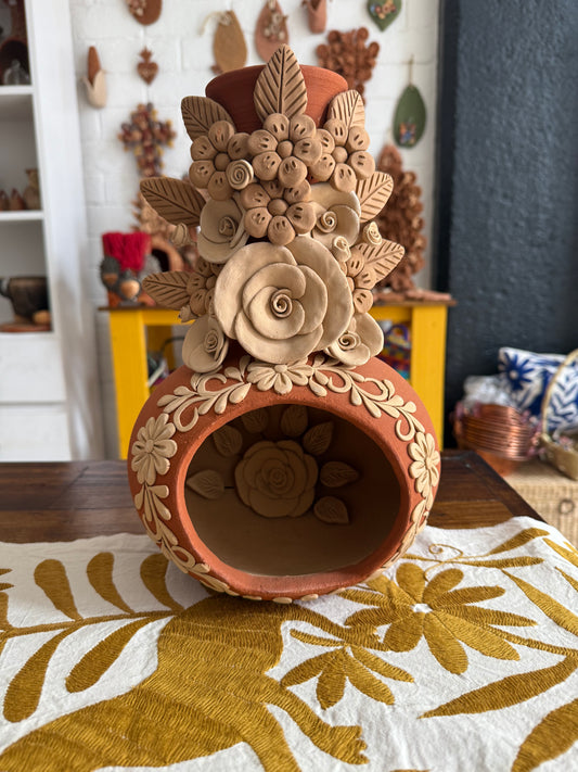 Chimenea jumbo Atzompa bordada
