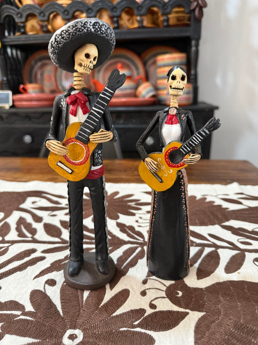 Pareja de catrines mariachi colección noche de ánimas amor eterno