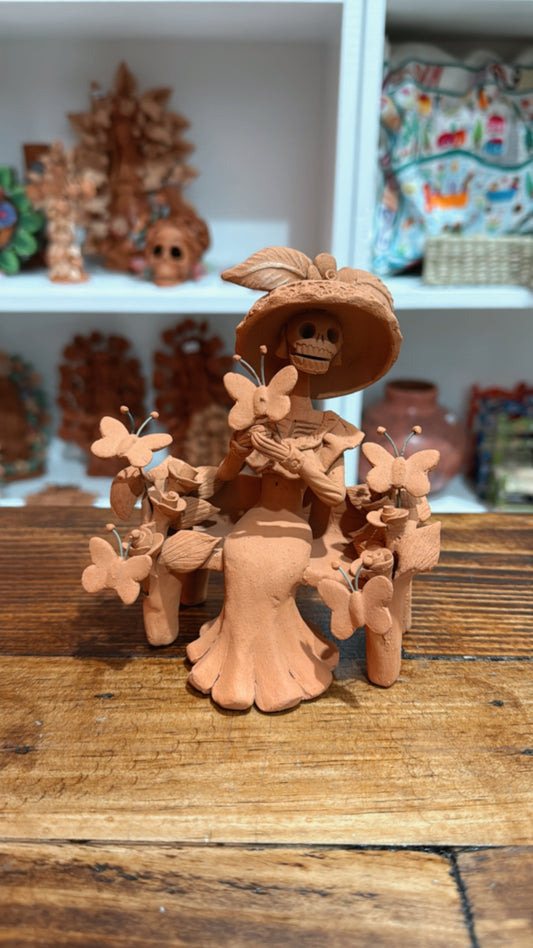 Catrina con mariposas colección día de muertos