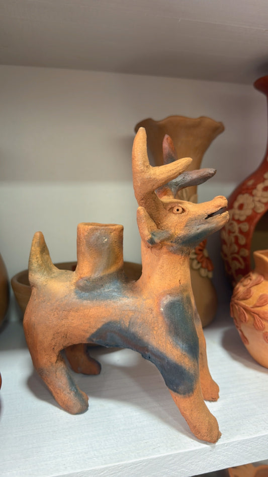Candelero de venado chico de pie Zipiajo
