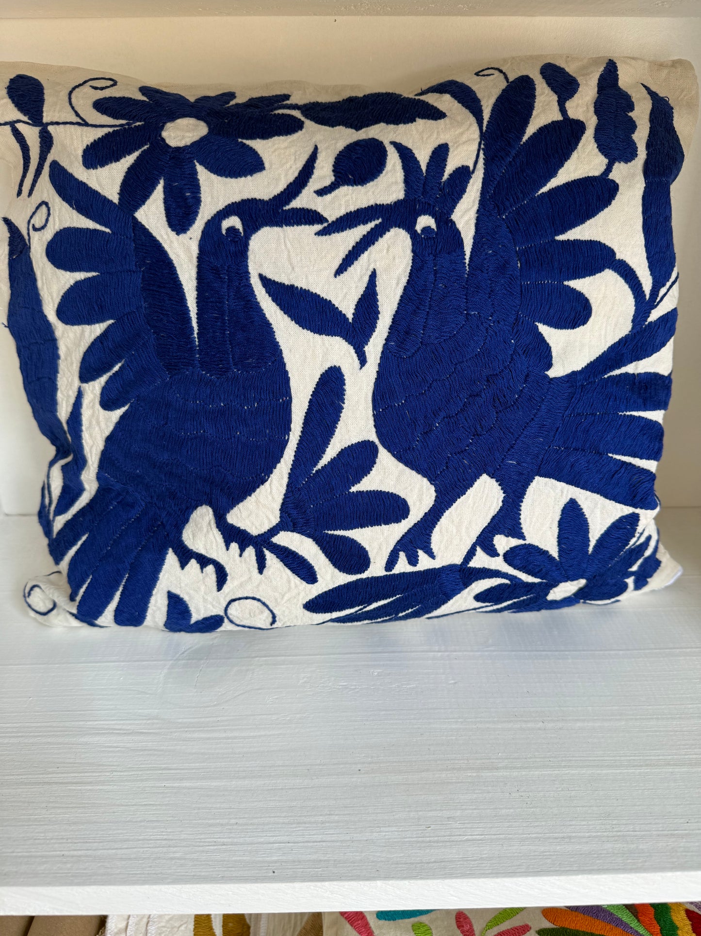 Funda otomí azul cielo modelo 2