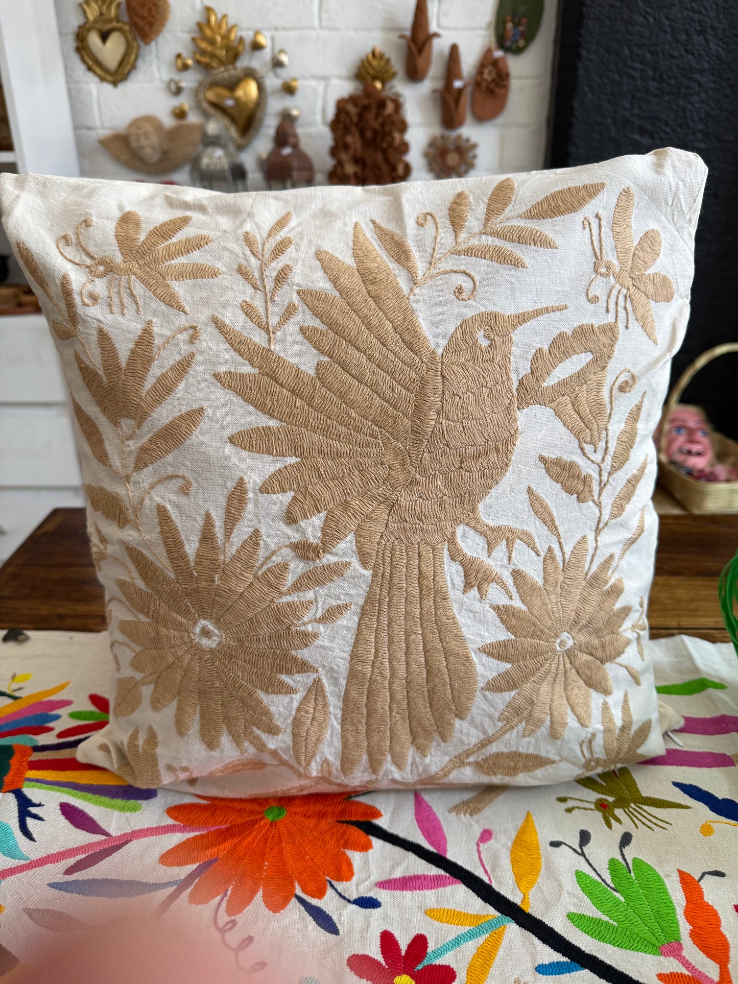 Funda otomí beige modelo 2