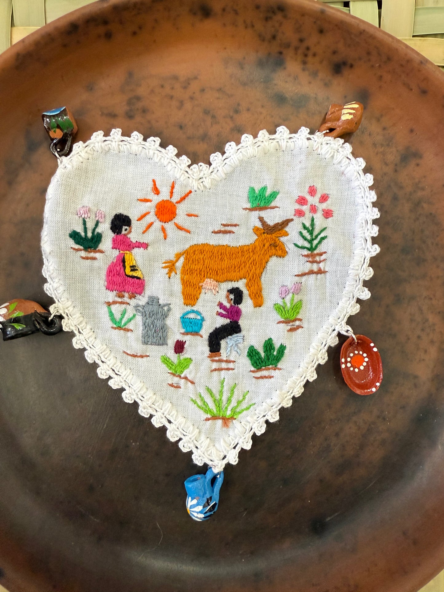Portavaso ordeñar vaca Tzintzuntzan