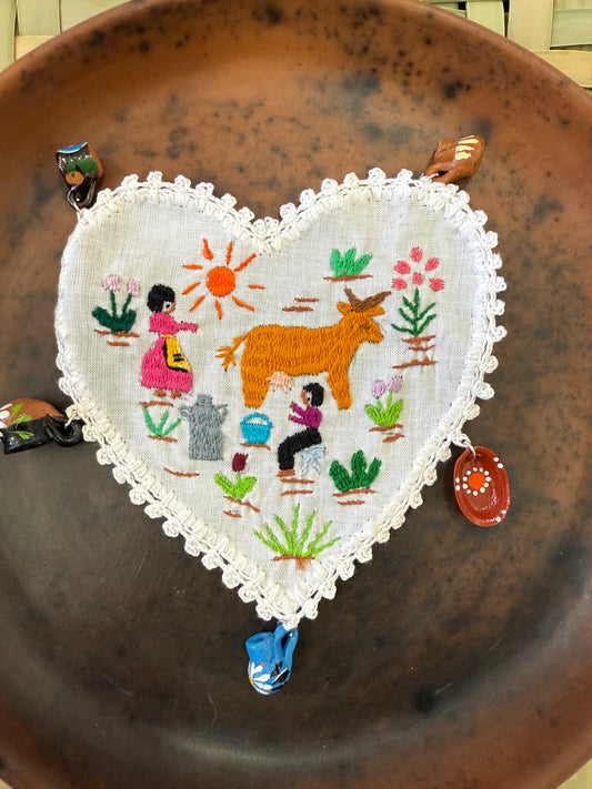 Portavaso ordeñar vaca Tzintzuntzan