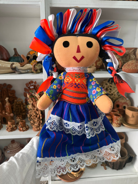 Muñeca Lele jumbo azul