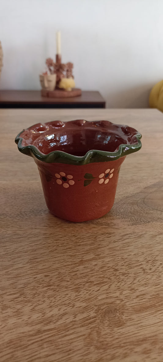 Maceta de Capula 10 cms de alto