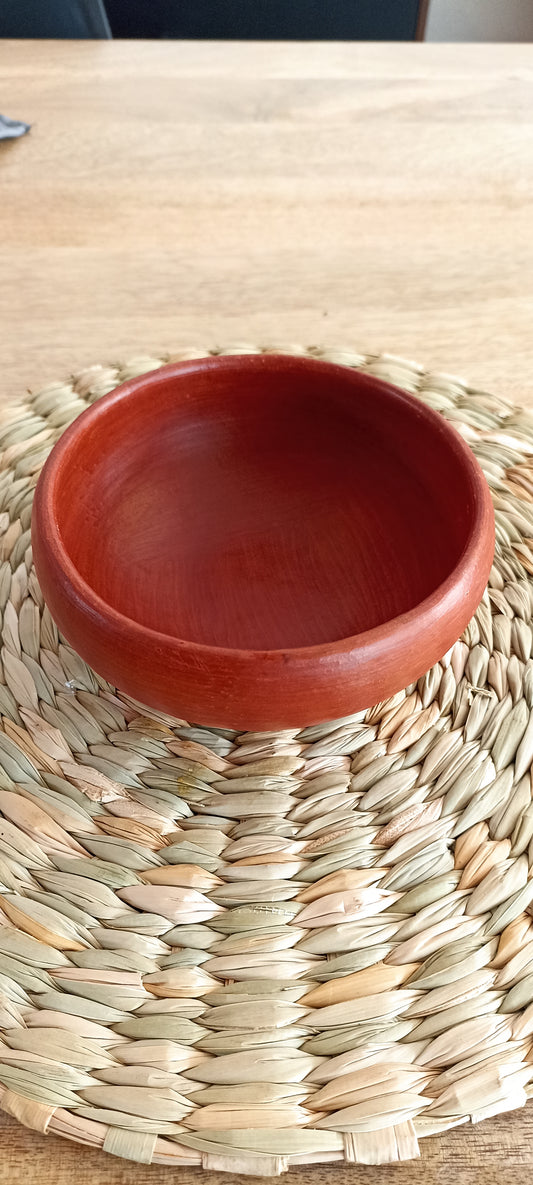 Bowl de barro rojo 13 cms