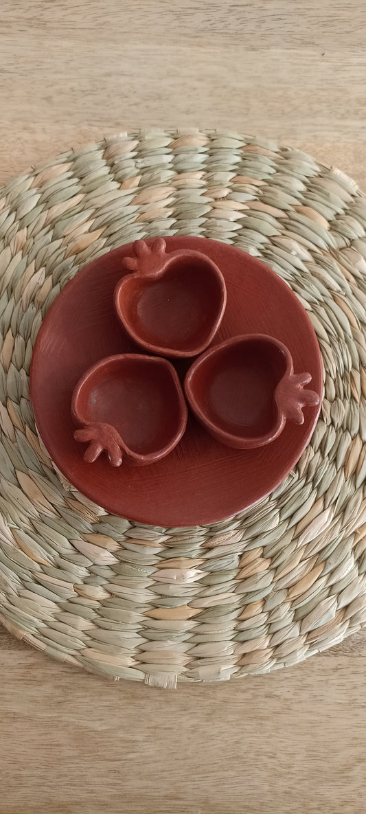 Mezcaleros de barro rojo